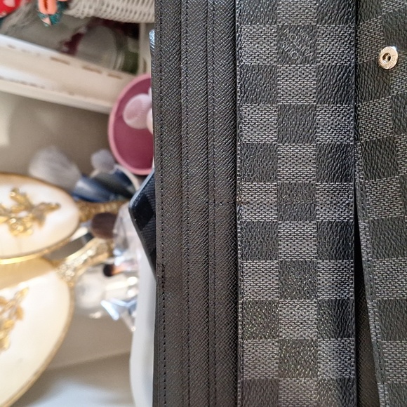 Louis Vuitton Damier Graphite Portefeuille Wallet Long - Picture 6 of 9